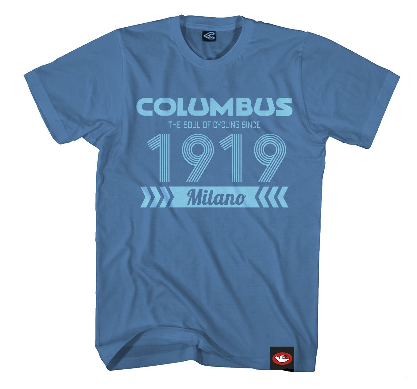 COLUMBUS 1919 T-SHIRT STEEL BLUE