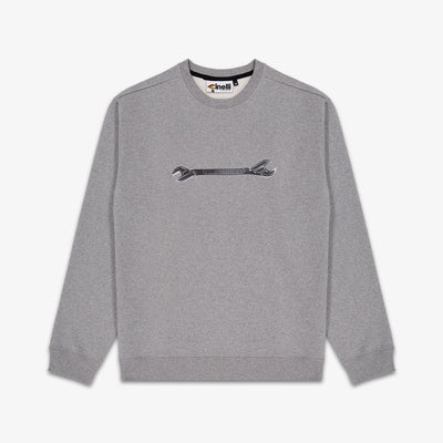 CREWNECK WINGED WRENCH GRAY