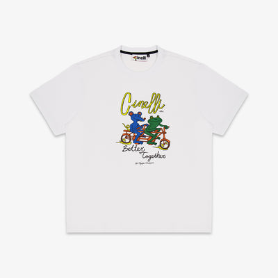 T-SHIRT MELCHER OOSTERMAN BETTER TOGETHER WHITE