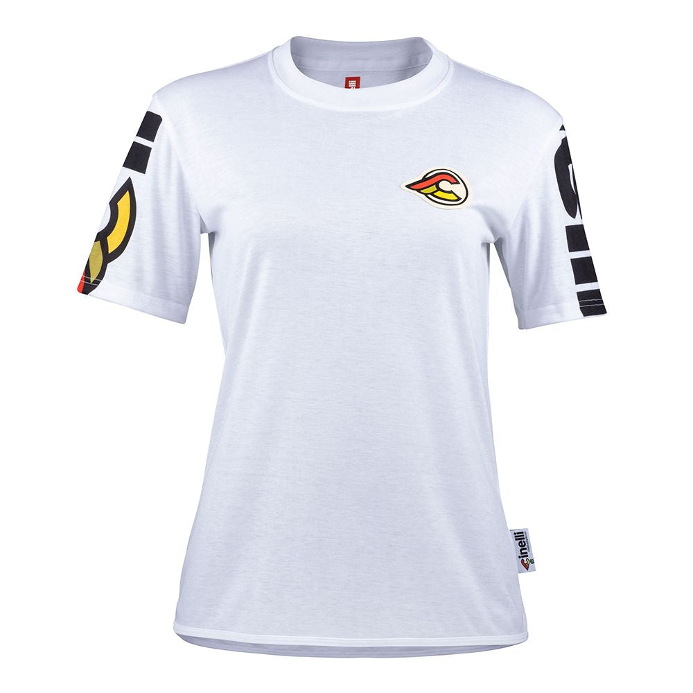TECH TEE SHORTSLEEVE MEGA LOGO WHITE
