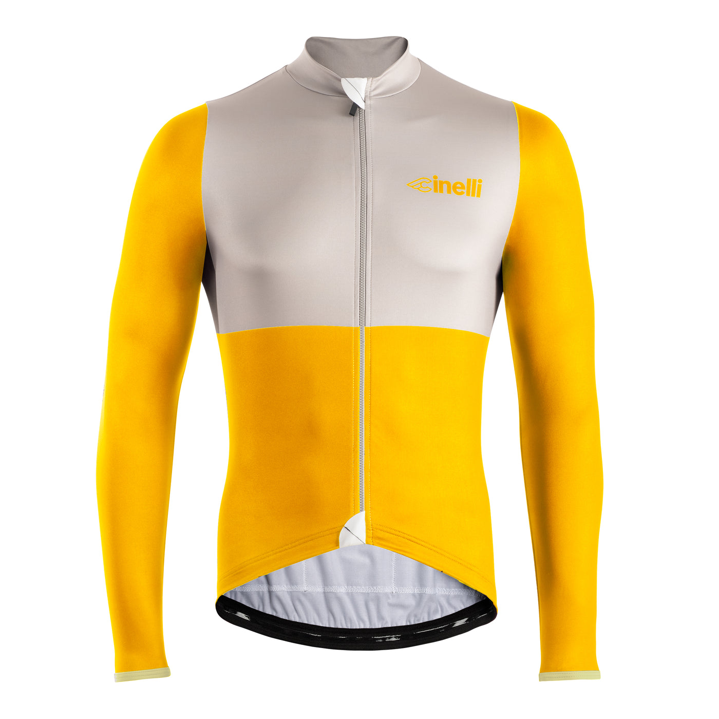 MAGLIA INVERNALE TEMPO YELLOW BLOCK