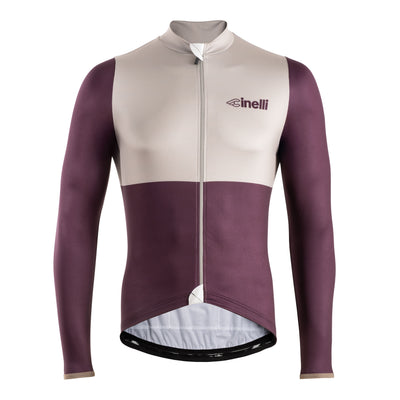 MAGLIA INVERNALE TEMPO VIOLA BLOCK