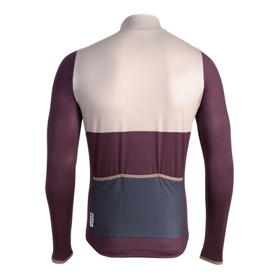 MAGLIA INVERNALE TEMPO VIOLA BLOCK