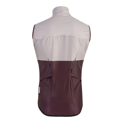GILET INVERNALE TEMPO VIOLA BLOCK