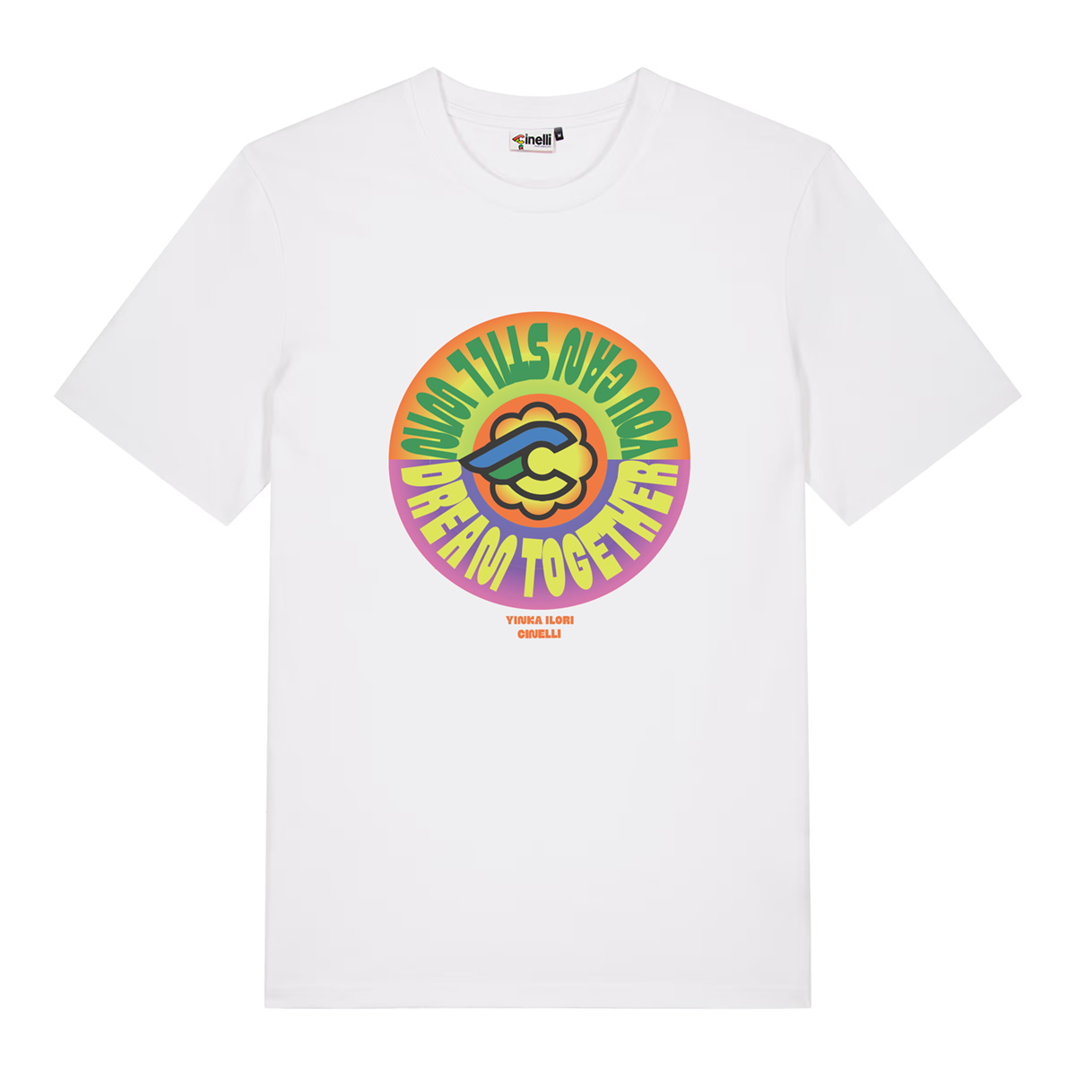 T-SHIRT YINKA ILORI DREAM TOGETHER WHITE