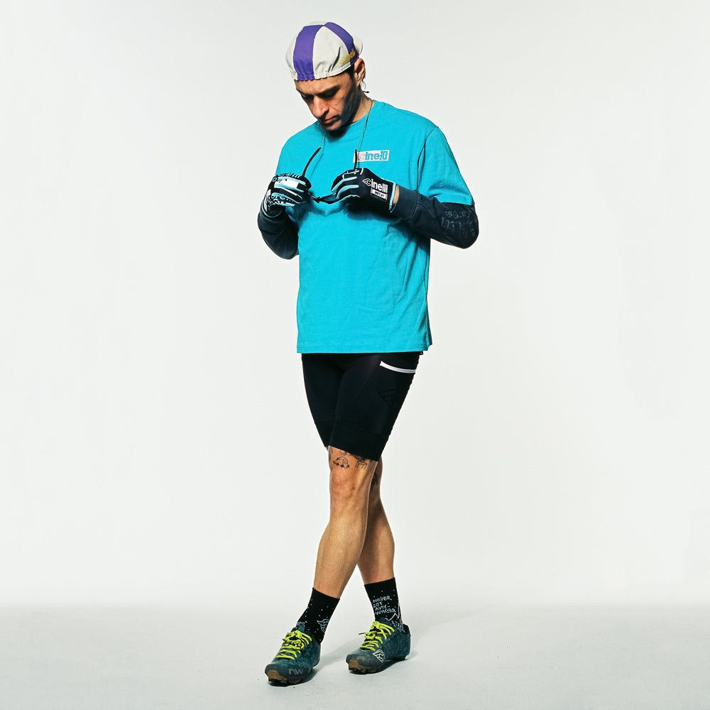 T-SHIRT IN-BIKE-WE-TRUST BLUE – Cinelli Official