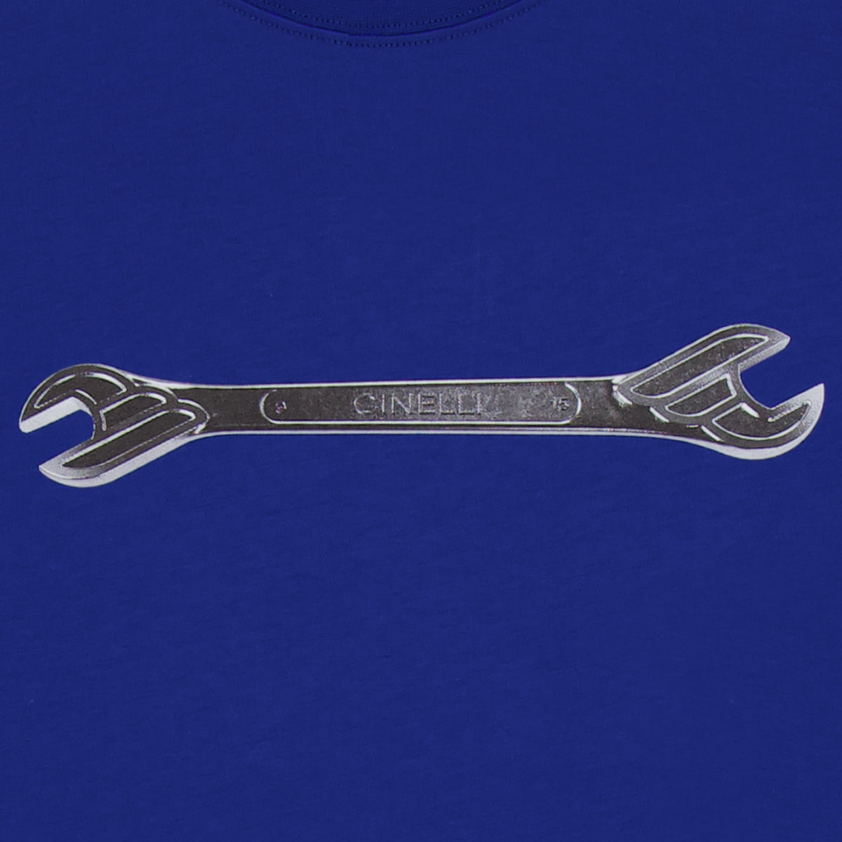 T-SHIRT WINGED WRENCH BLUE