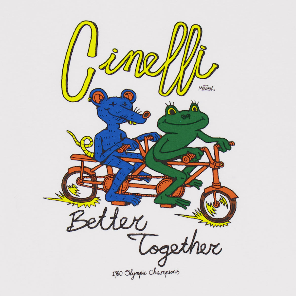 T-SHIRT MELCHER OOSTERMAN BETTER TOGETHER WHITE