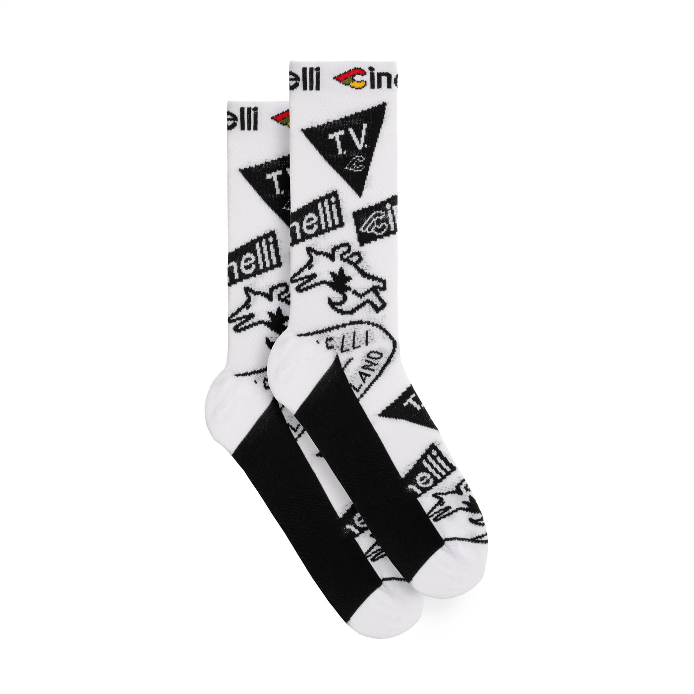 75th anniversary black & white socks, Socks, IMG.1