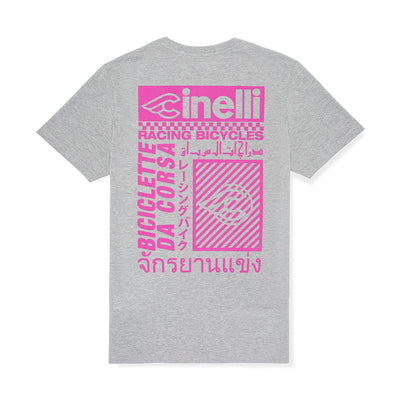 CINELLI RACING BICYCLES HEATHER GREY, T-Shirt, IMG.2