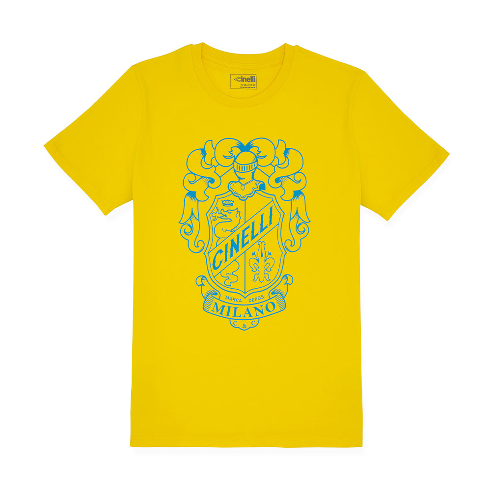 CREST YELLOW T-SHIRT, T-Shirt, IMG.1