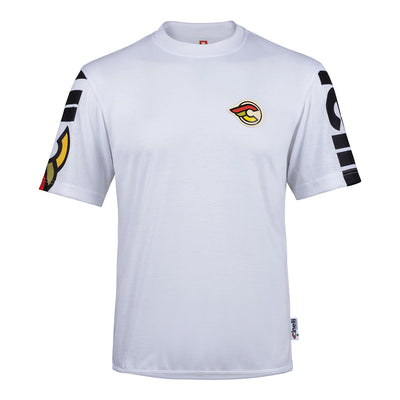 TECH TEE SHORTSLEEVE MEGA LOGO WHITE