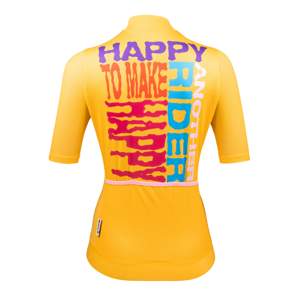 JERSEY TEMPO WOMAN HAPPY YELLOW