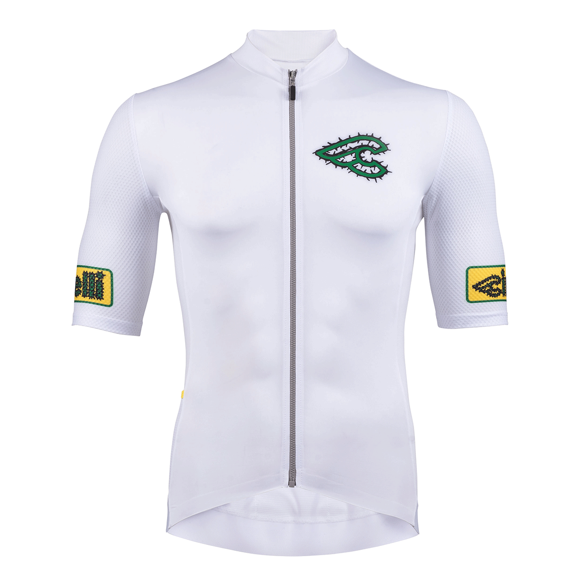 MESH JERSEY TEMPO CACTUS WHITE