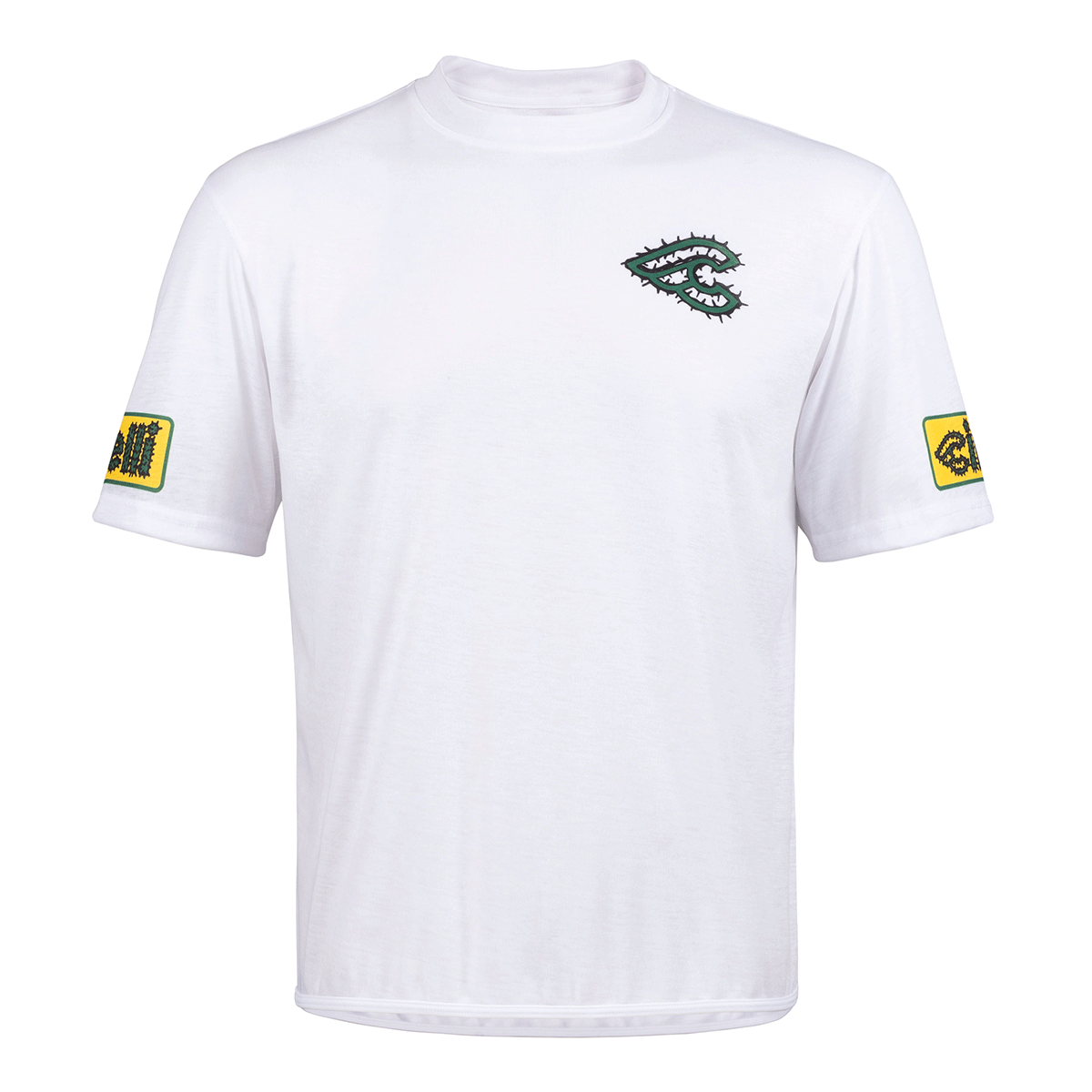 TECH TEE LONGSLEEVE GRAVEL CACTUS WHITE