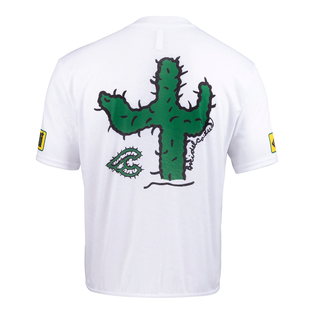 TECH TEE LONGSLEEVE GRAVEL CACTUS WHITE