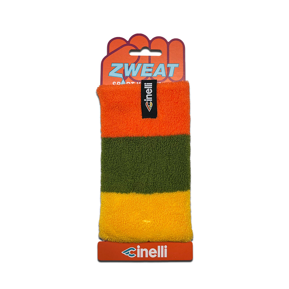 ZWEAT SPORT WRISTBAND CINELLI FLAG