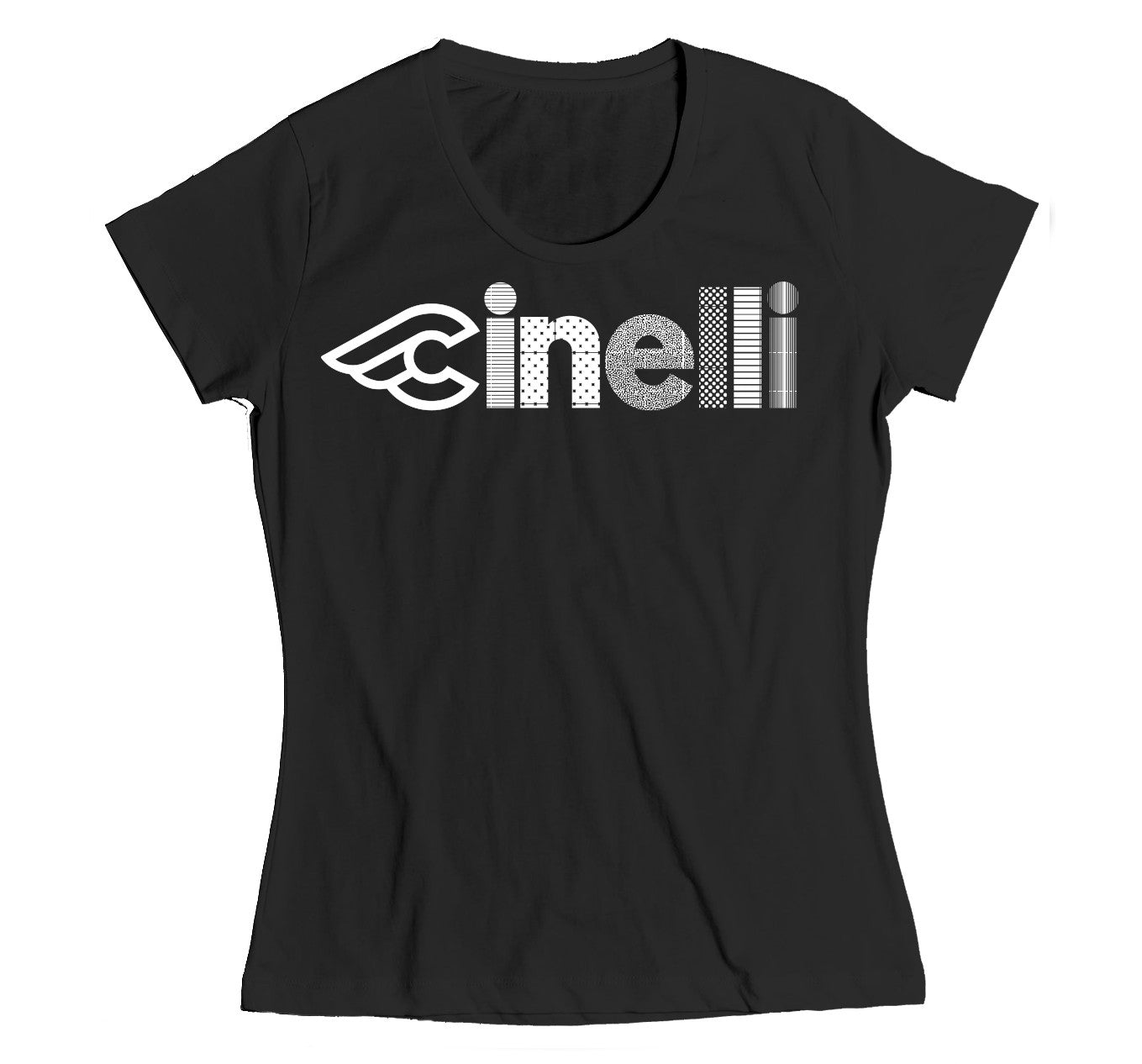 OPTICAL LADY BLACK T-SHIRT, T-Shirt, IMG.1