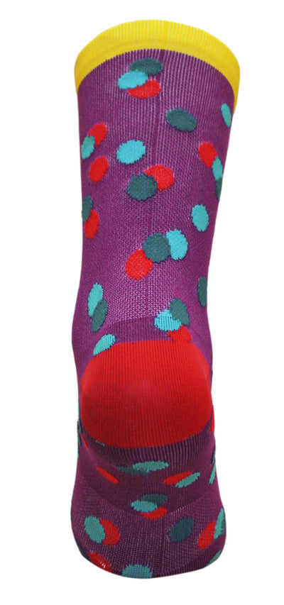 CALEIDO DOTS PURPLE SOCKS, Socks, IMG.2