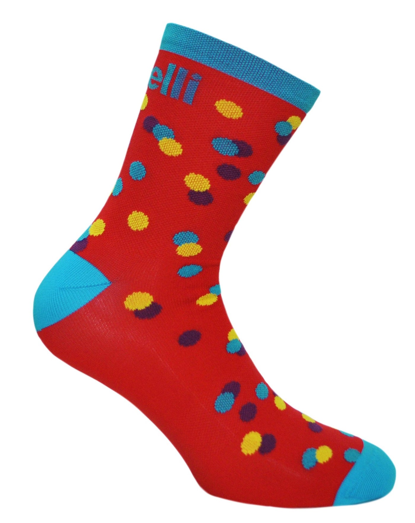 CALEIDO DOTS RED SOCKS, Socks, IMG.1