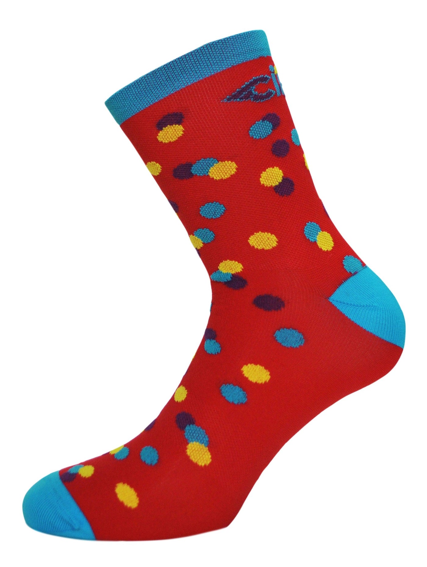CALEIDO DOTS RED SOCKS, Socks, IMG.2