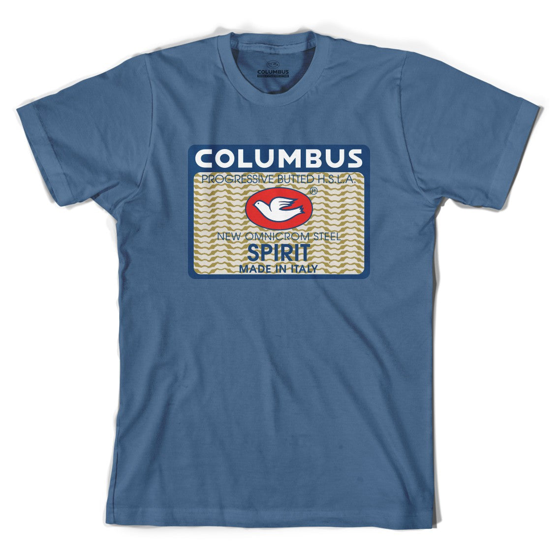 COLUMBUS SPIRIT STEEL BLUE T-SHIRT, T-Shirt, IMG.1