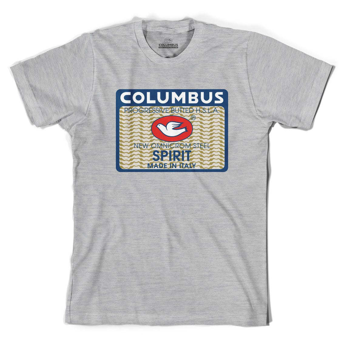 COLUMBUS SPIRIT STEEL GREY T-SHIRT, T-Shirt, IMG.1