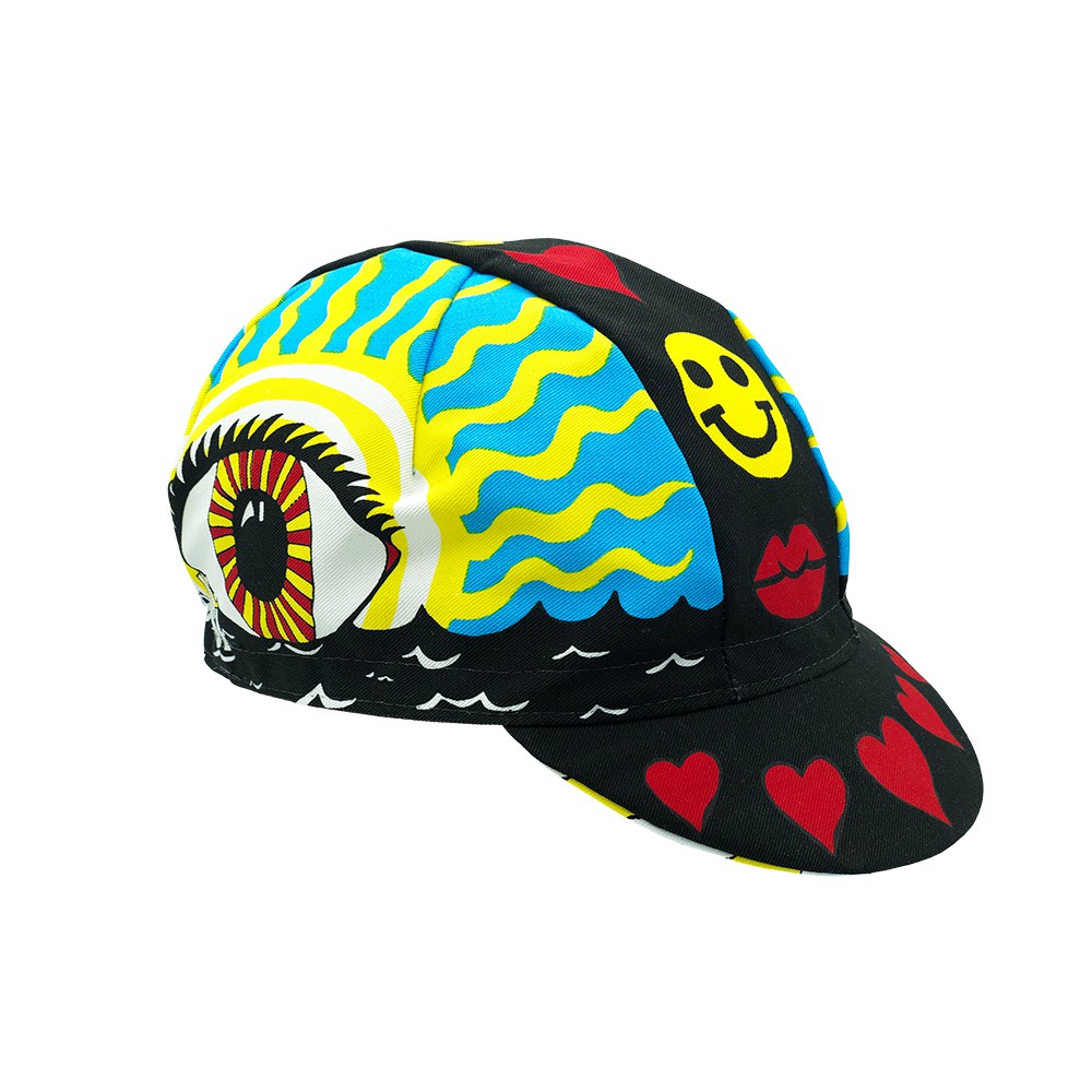 Casquette Cycliste Cinelli Ana Benaroya Heart Rose - Taille Unique Officielle