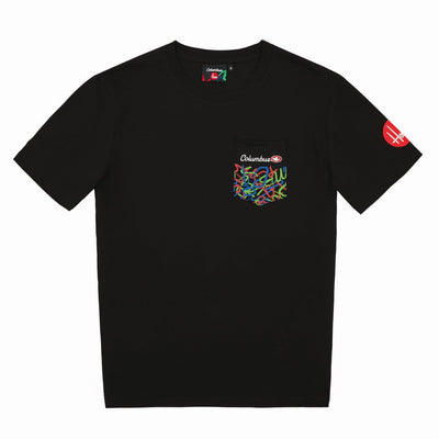 COLUMBUS TUBOGRAPHY POCKET T-SHIRT