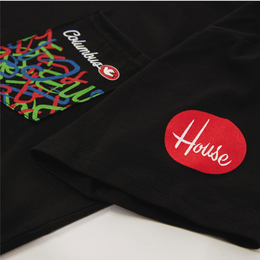 COLUMBUS TUBOGRAPHY POCKET T-SHIRT