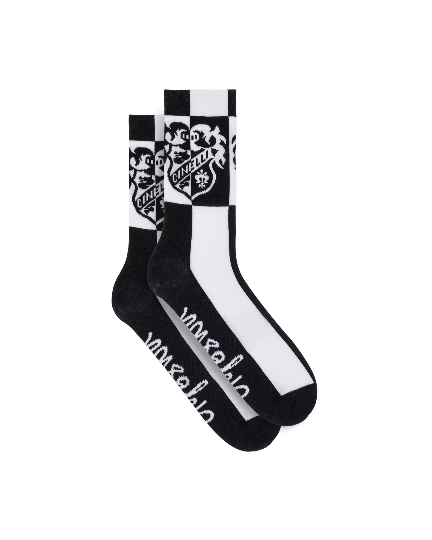 SOCKS CREST BLACK 'N' WHITE - PASTORI, Socks, IMG.1